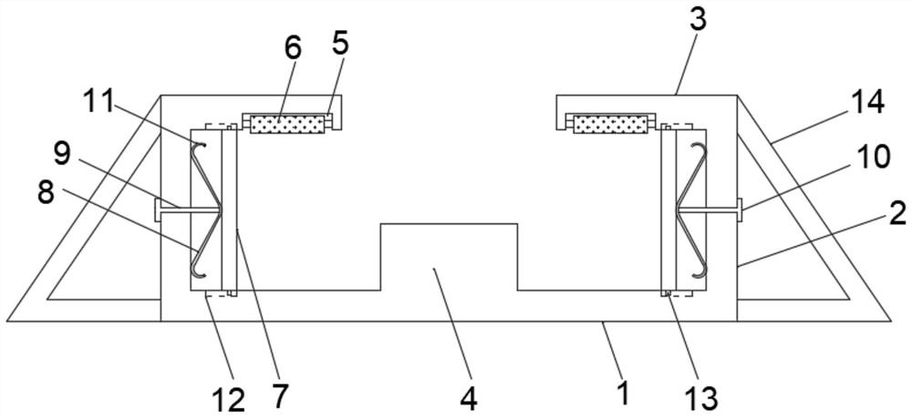 A track for underwater walking wheels that is not easy to derail