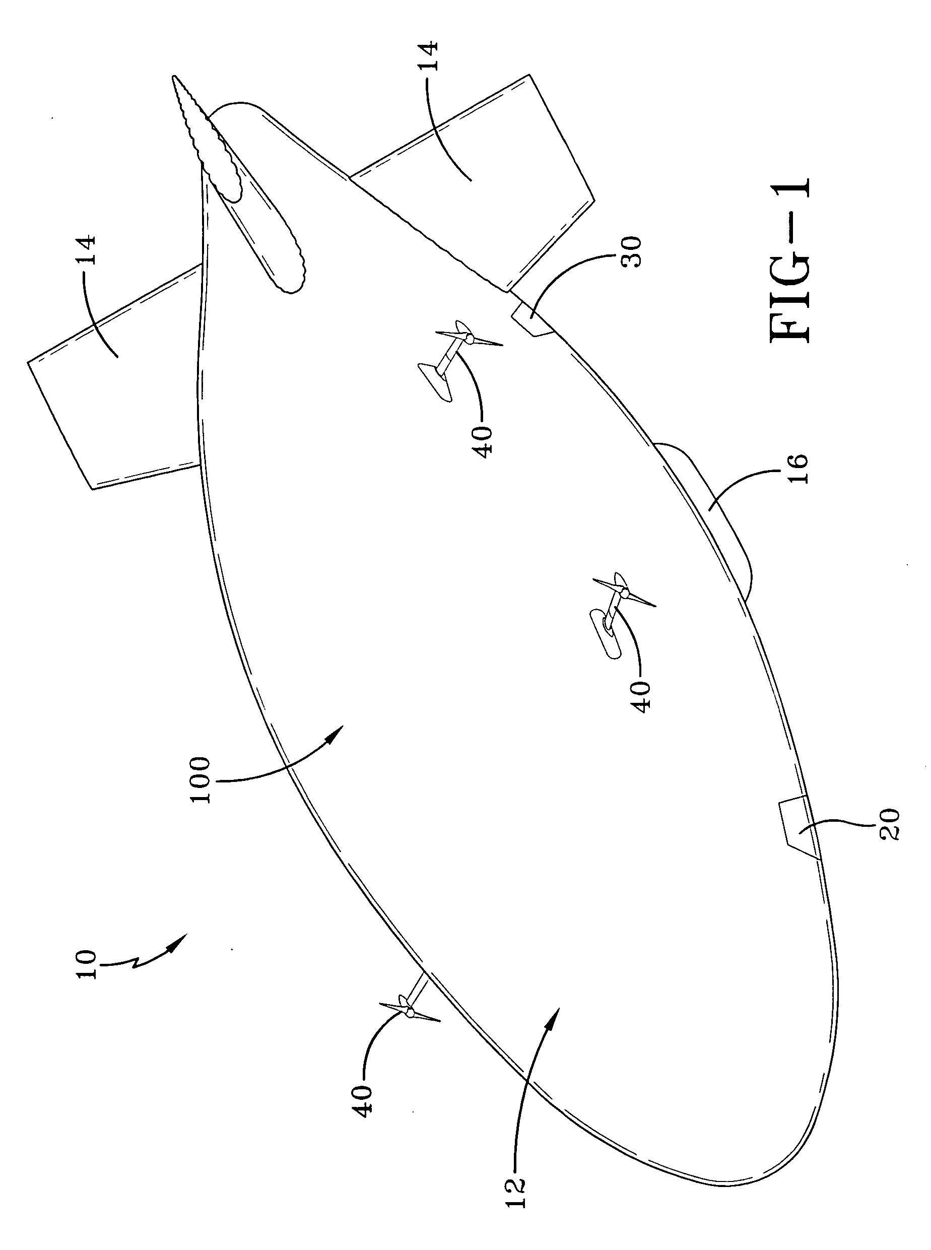 Piezoelectric and pyroelectric power-generating laminate for an airship envelope