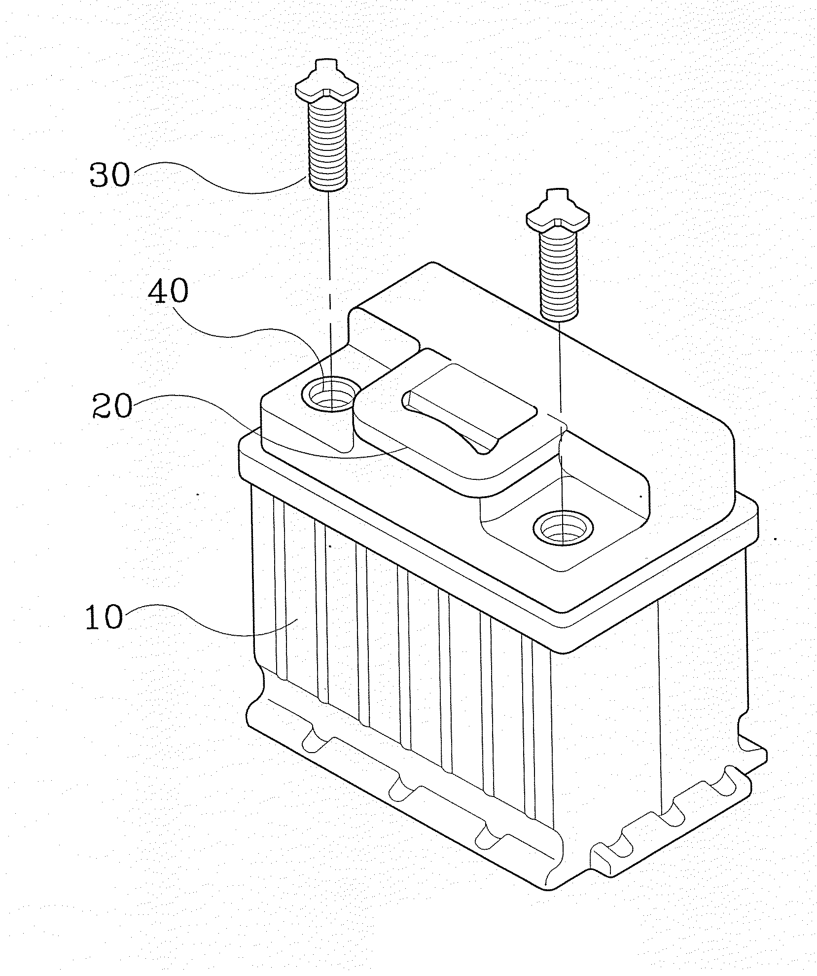 Car starter battery