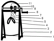 Hand-operated cervical vertebra tractor