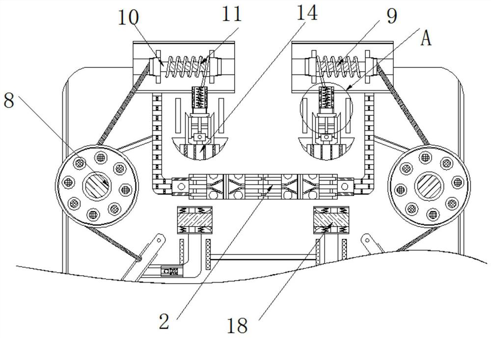 Energy-saving machining equipment capable of ensuring uniform stress of mobile phone mainboard