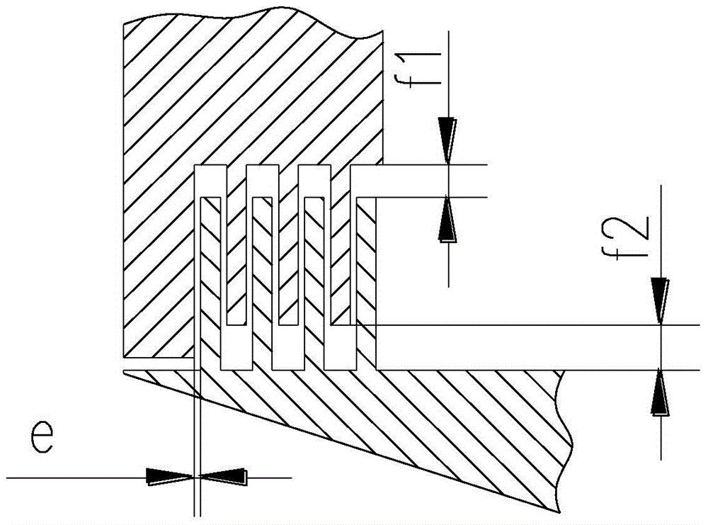 Sealed end face self-compensating radar water slide ring