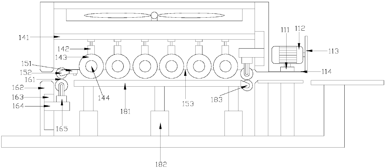 Novel aluminum profile straightening machine