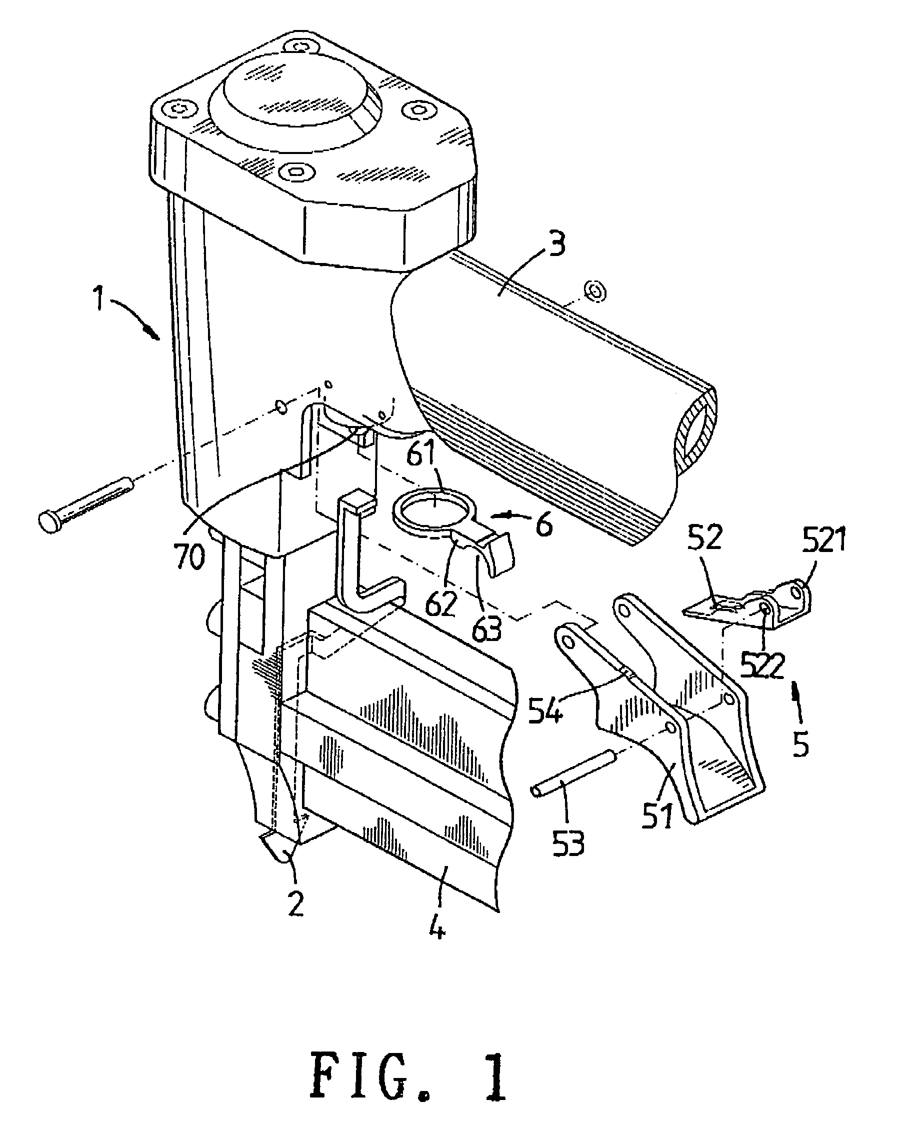 Trigger switch structure of nail driver