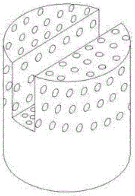 Semicircular dual self-seepage reverse filtration recharge well head device