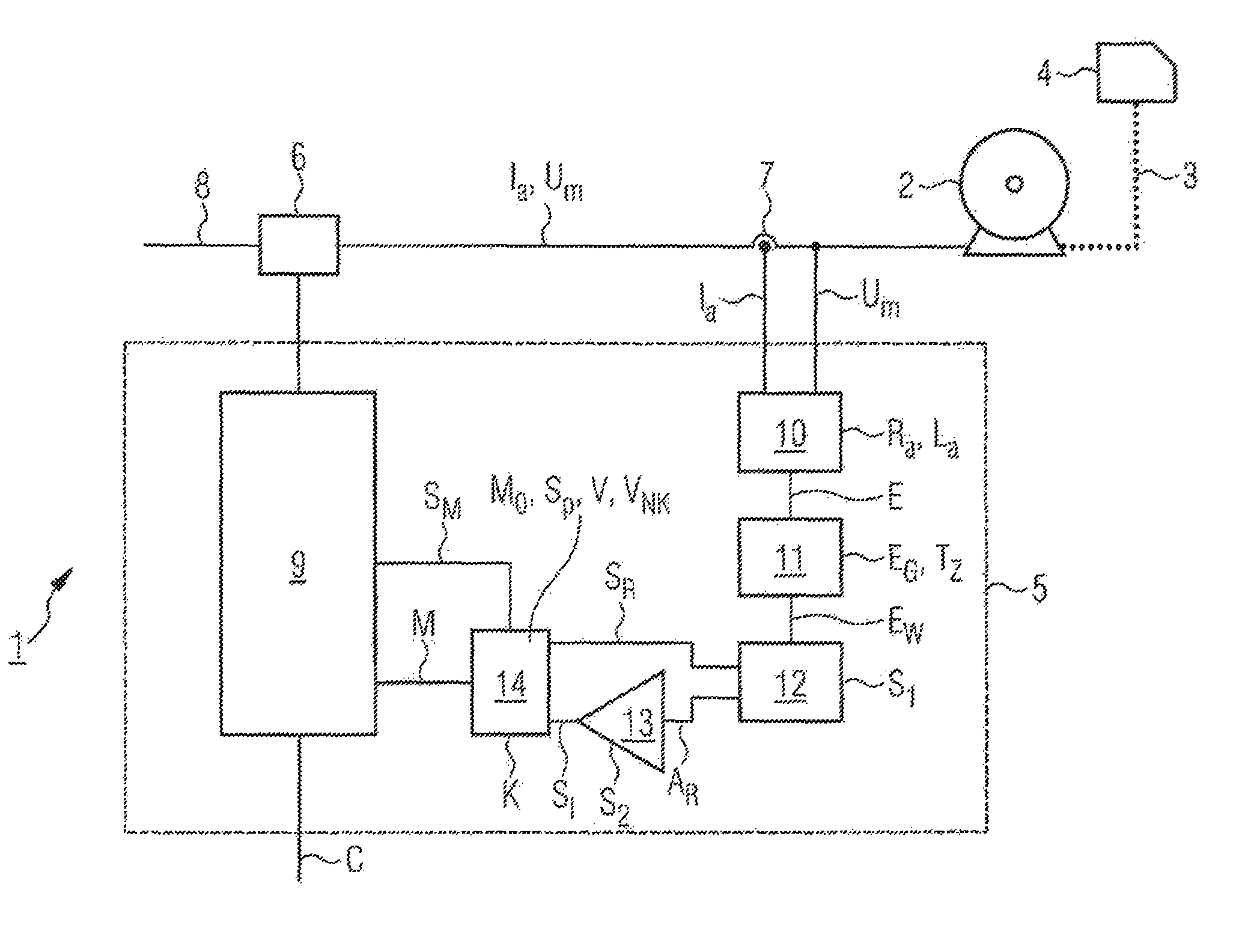 Correction of counting errors in the evaluation of current ripples in a DC motor