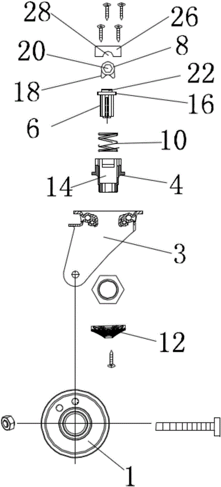 Universal wheel braking device and dual-wheel synchronous brake system using braking device