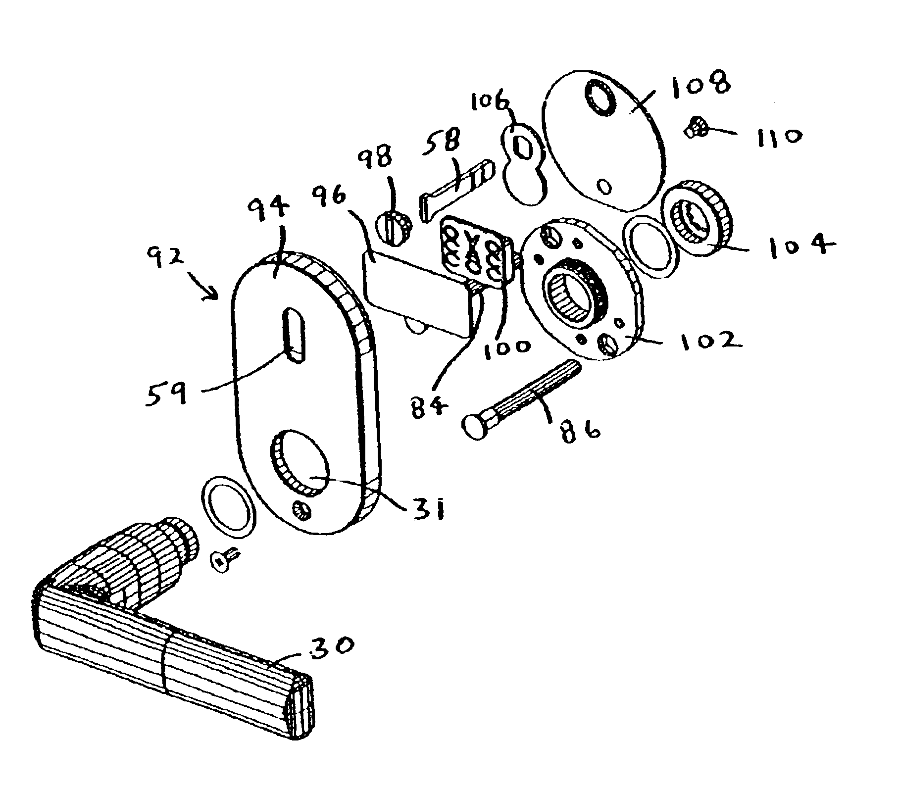 Mortise lock status indicator