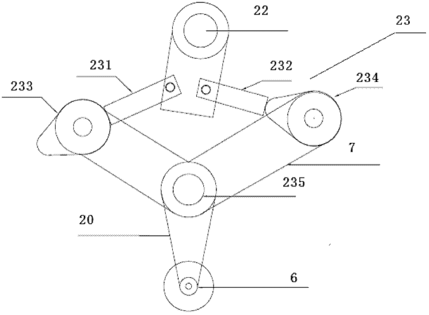 Sapphire slice electric swing mechanism