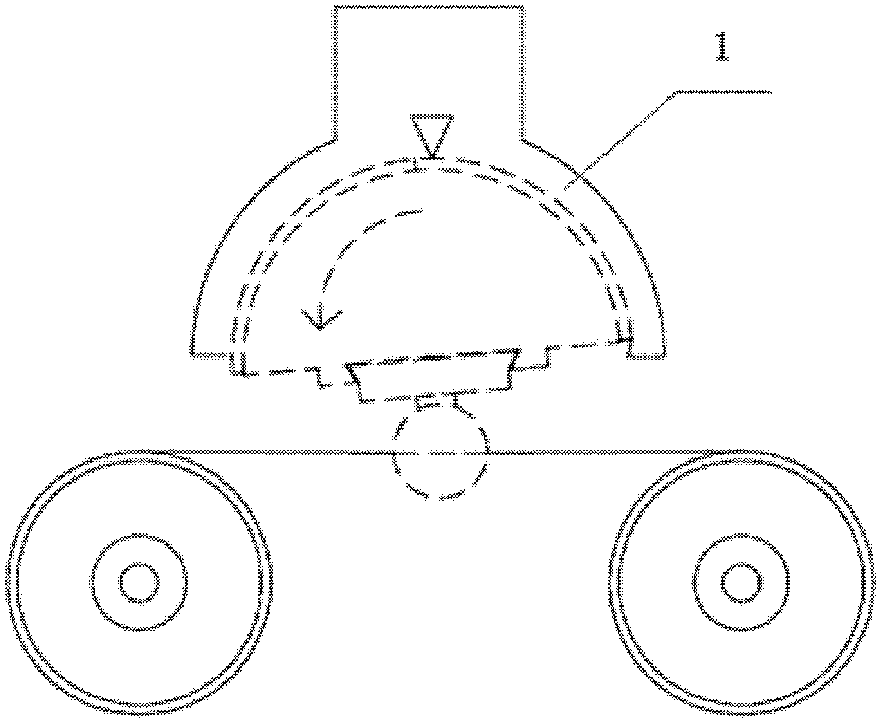 Sapphire slice electric swing mechanism