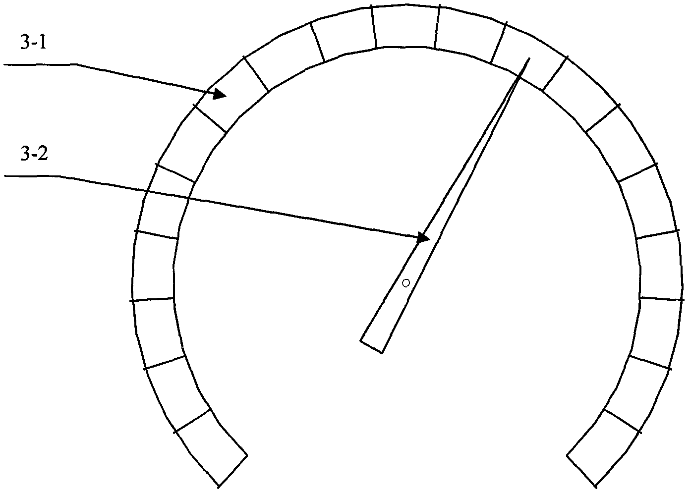 Radial corrugated pipe diaphragm-freezing-preventive pressure gauge with fluorescent indications on dial scales