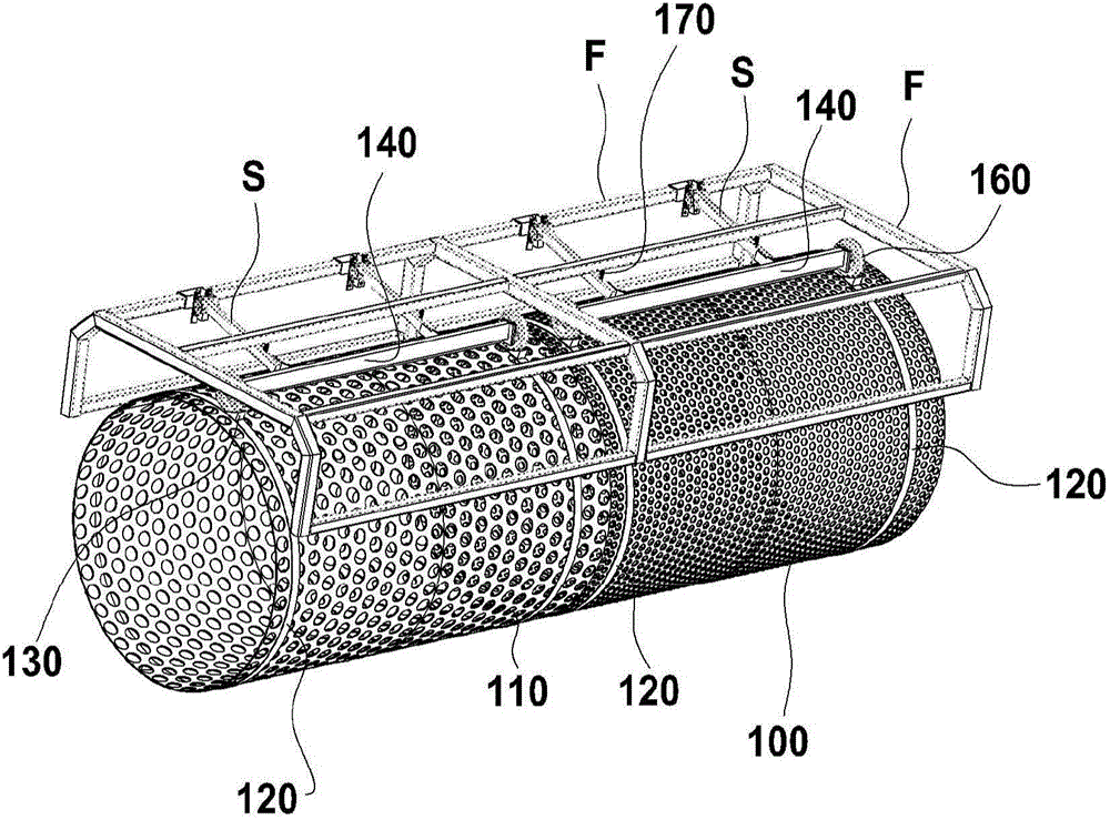 Apparatus for preventing clogging of screen hole of soil sorting machine