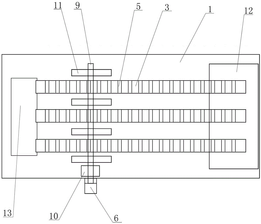 A metal pipe grinding and collecting device