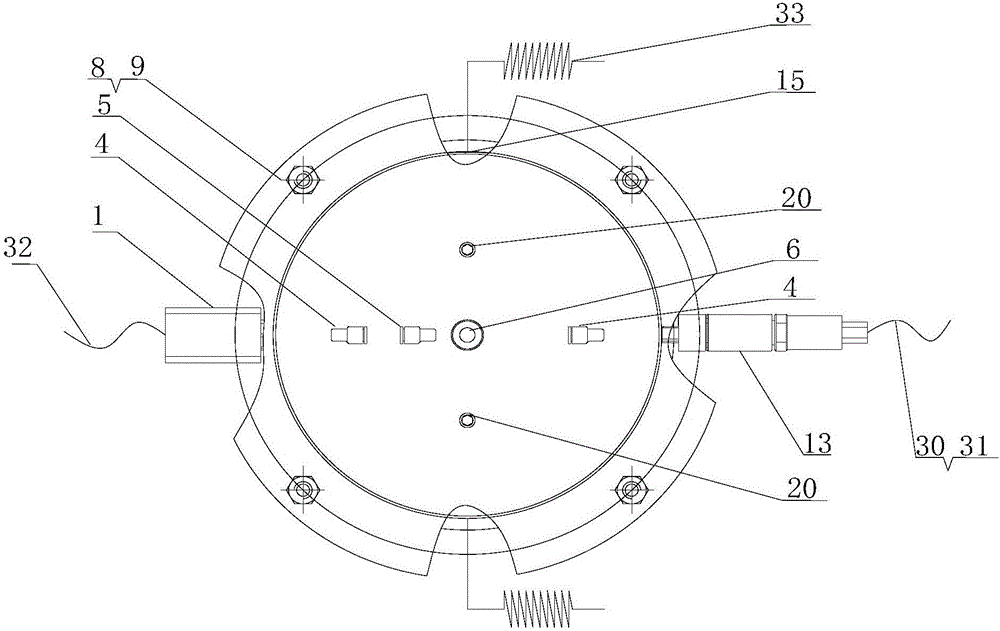 Device for testing electric conductivity and soil-water characteristics of loess