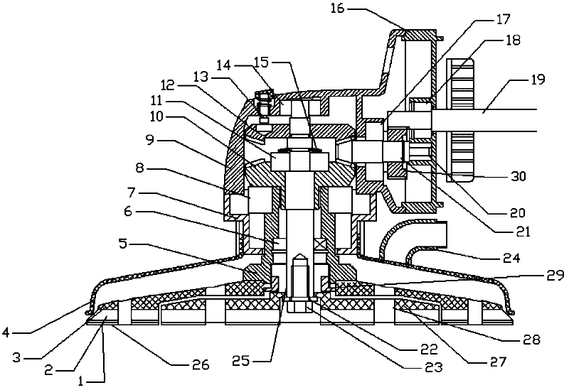 Bidirectional polishing and grinding machine