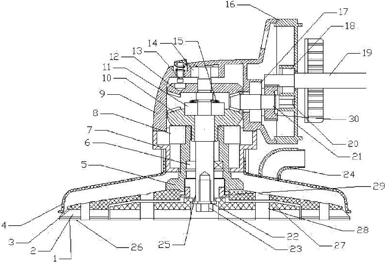 Bidirectional polishing and grinding machine