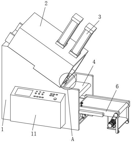 A Disposable Tableware Forming Machine Convenient for Retrieving Materials