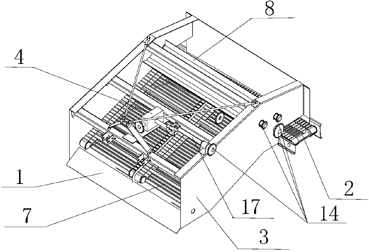 Excavating type one-time recovery residue film recycling machine