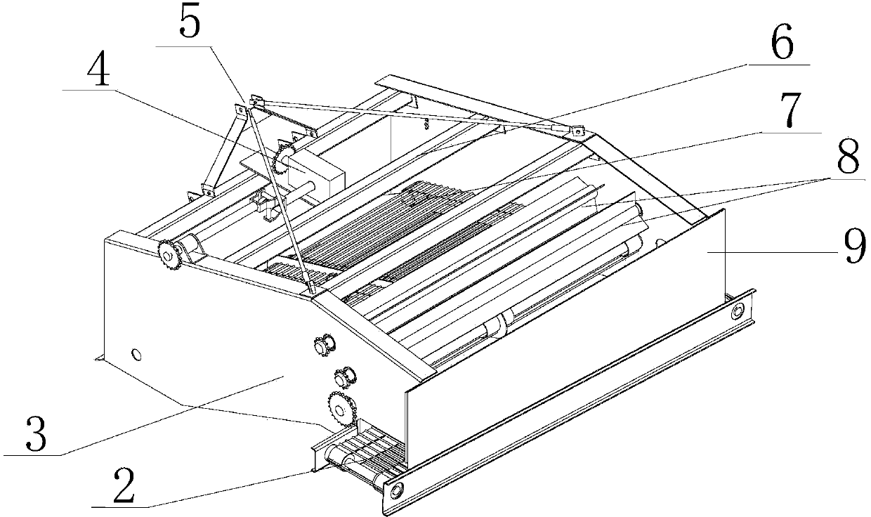 Excavating type one-time recovery residue film recycling machine