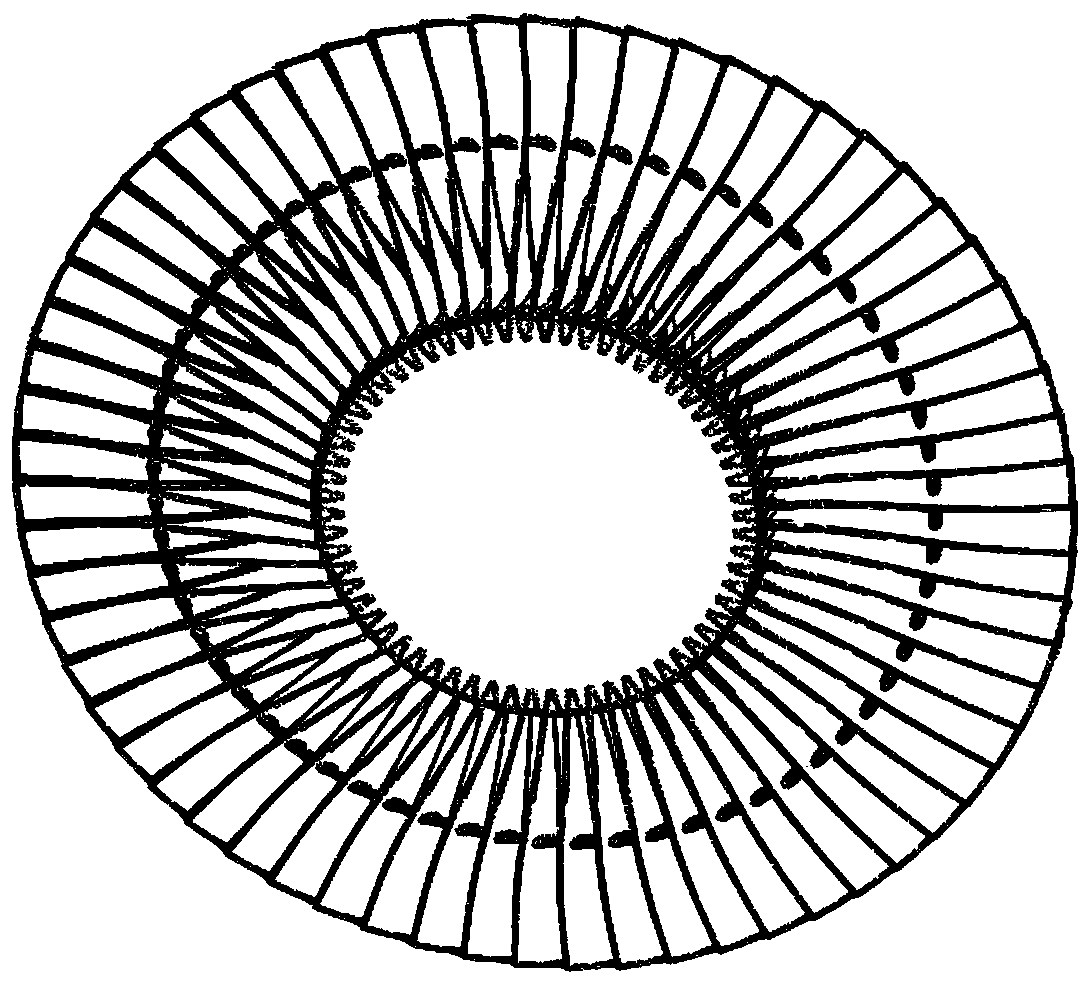 A Vibration Analysis Method for Dry Friction Damping Mistuned Blades with Tension Ribs and Shrouds