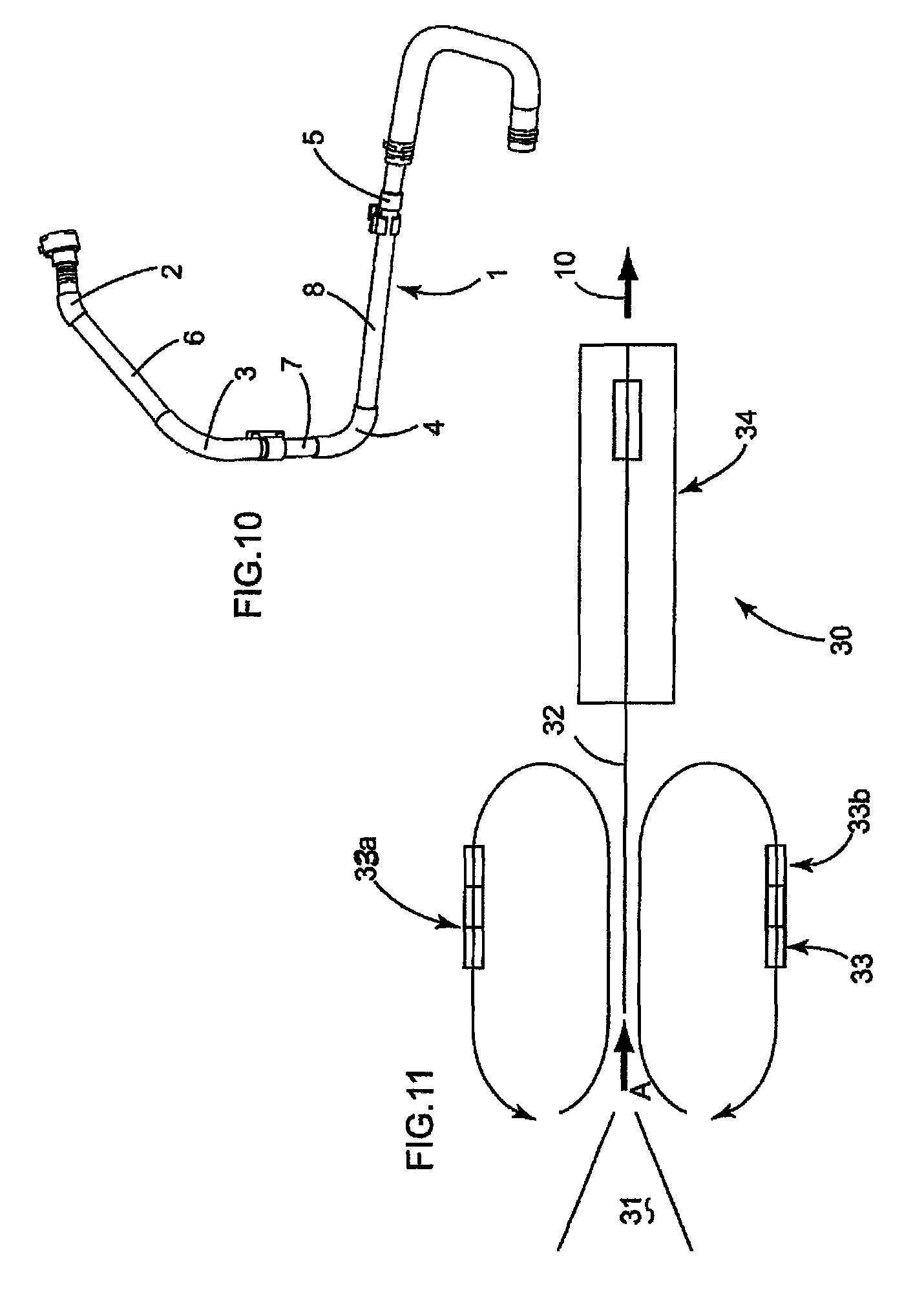 Fluid transfer pipe with corrugated portion(s) and method for manufacturing same