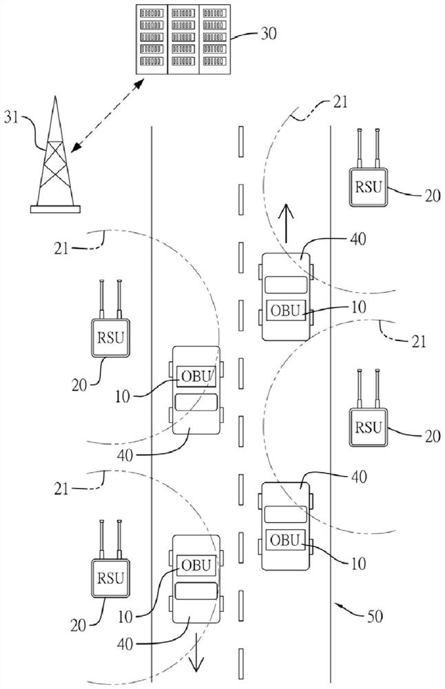 Road area safety warning control system