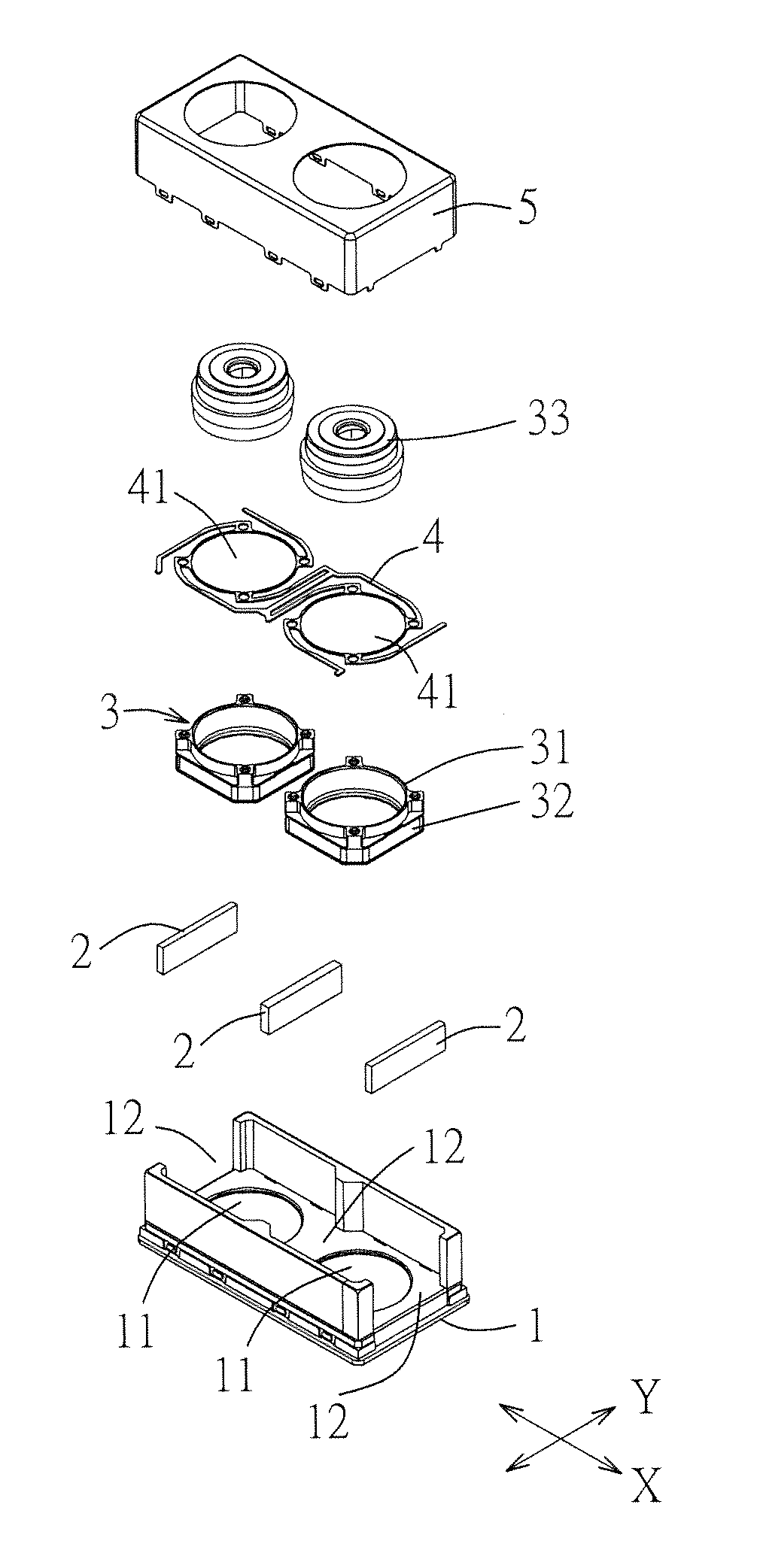 Voice coil motor array module