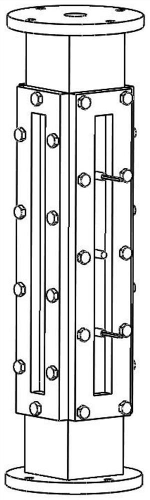 A two-way visual CHF research visualization experimental device in a narrow rectangular channel