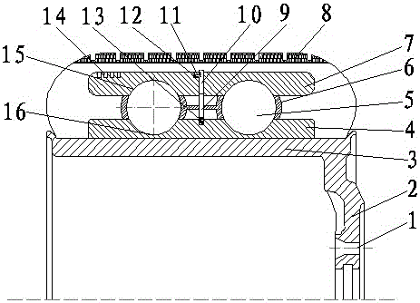 Rollable inner support device for automobile safety tire