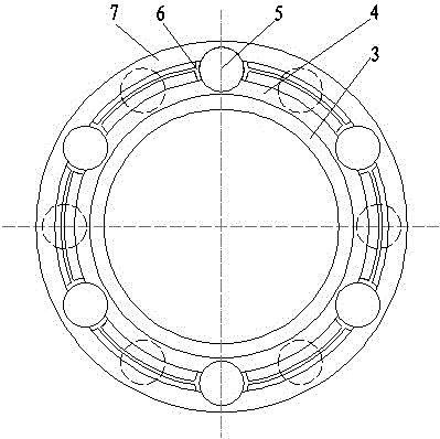 Rollable inner support device for automobile safety tire