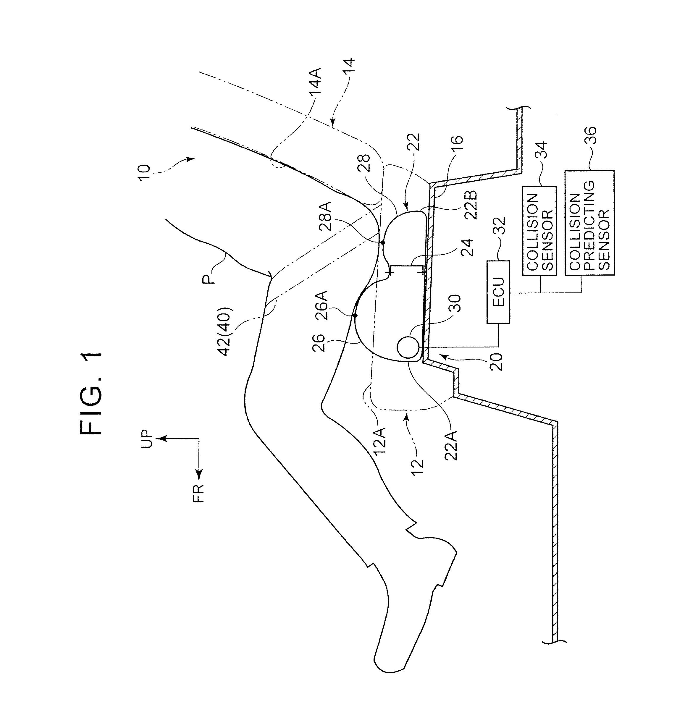 Vehicle seat with built-in cushion airbag device