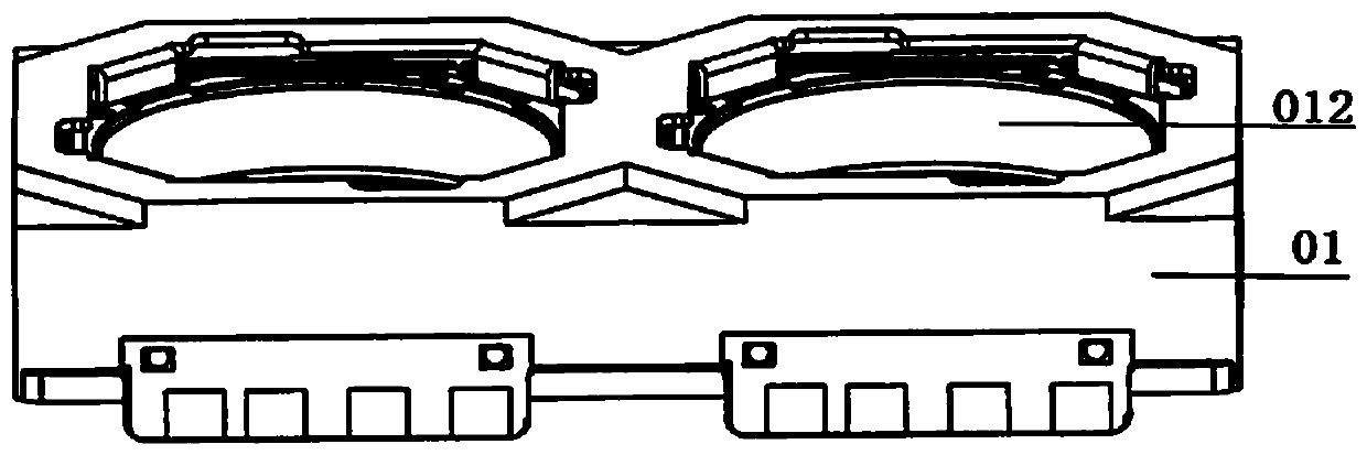 A dual-camera driving device