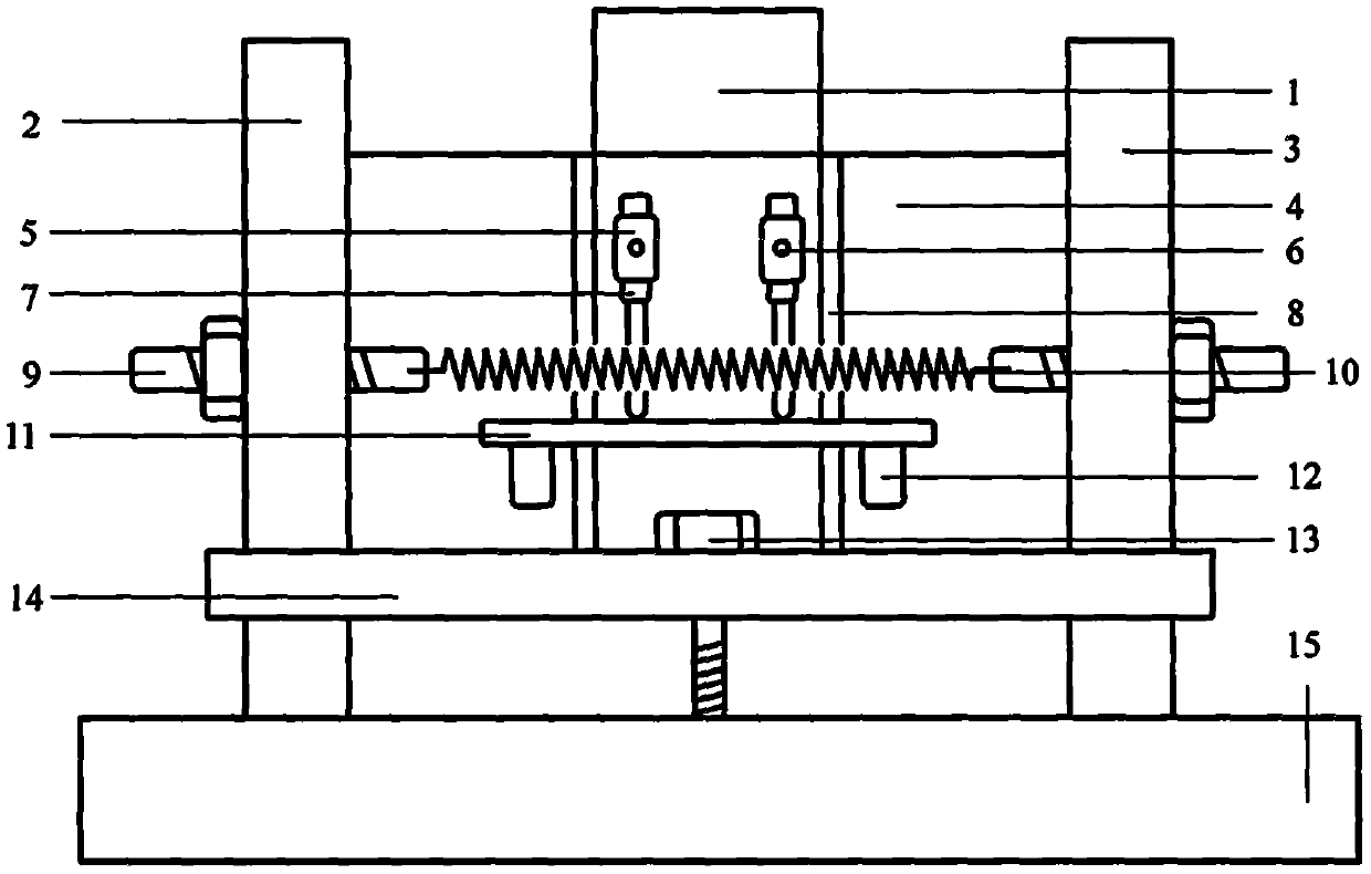 Testing device and method for shear modulus of geotextile interlayer of asphalt concrete structure