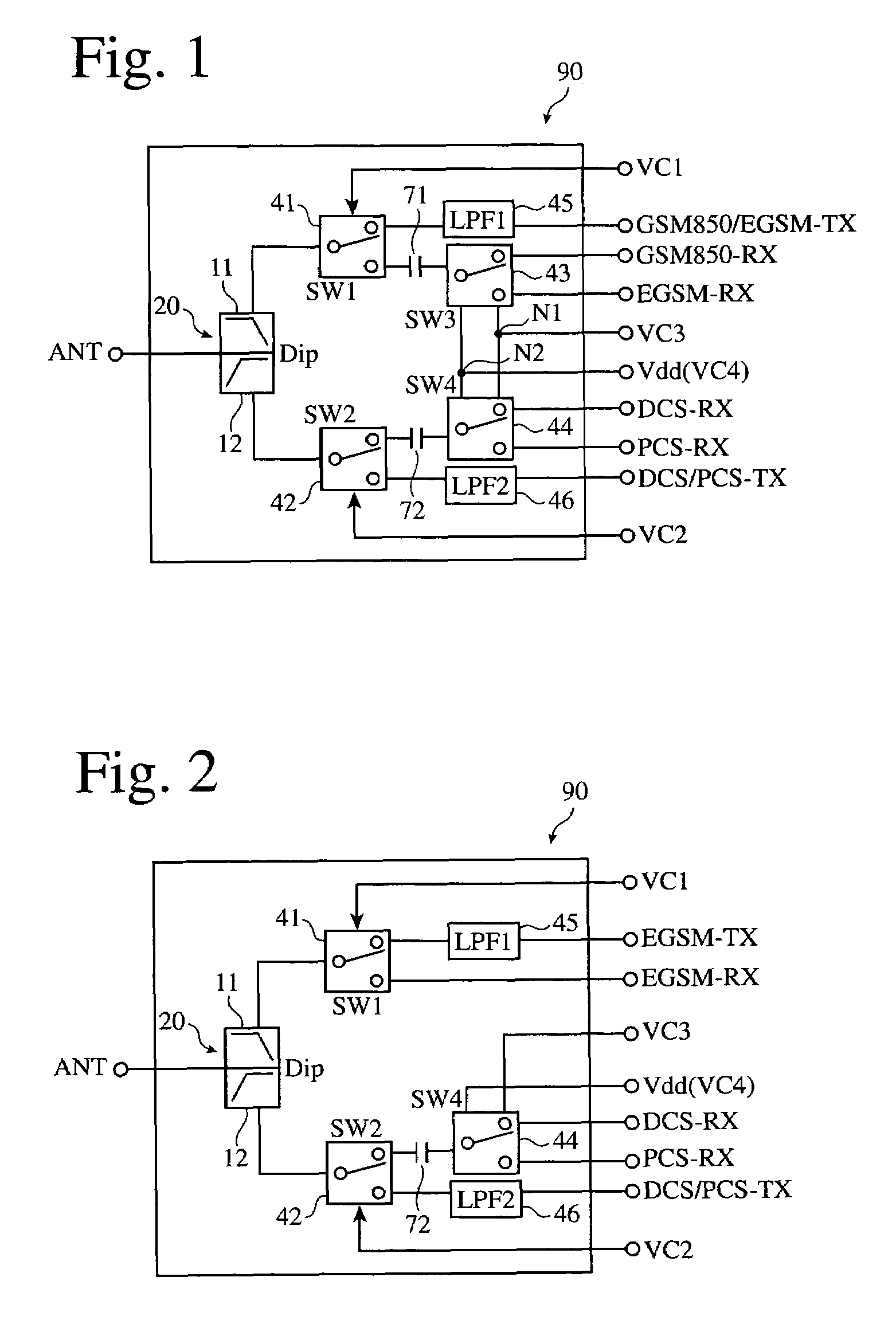 Antenna switch circuit and antenna switch module