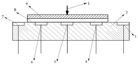 A method and device for measuring thermal conductivity of anisotropic thin film based on heat flow sensor