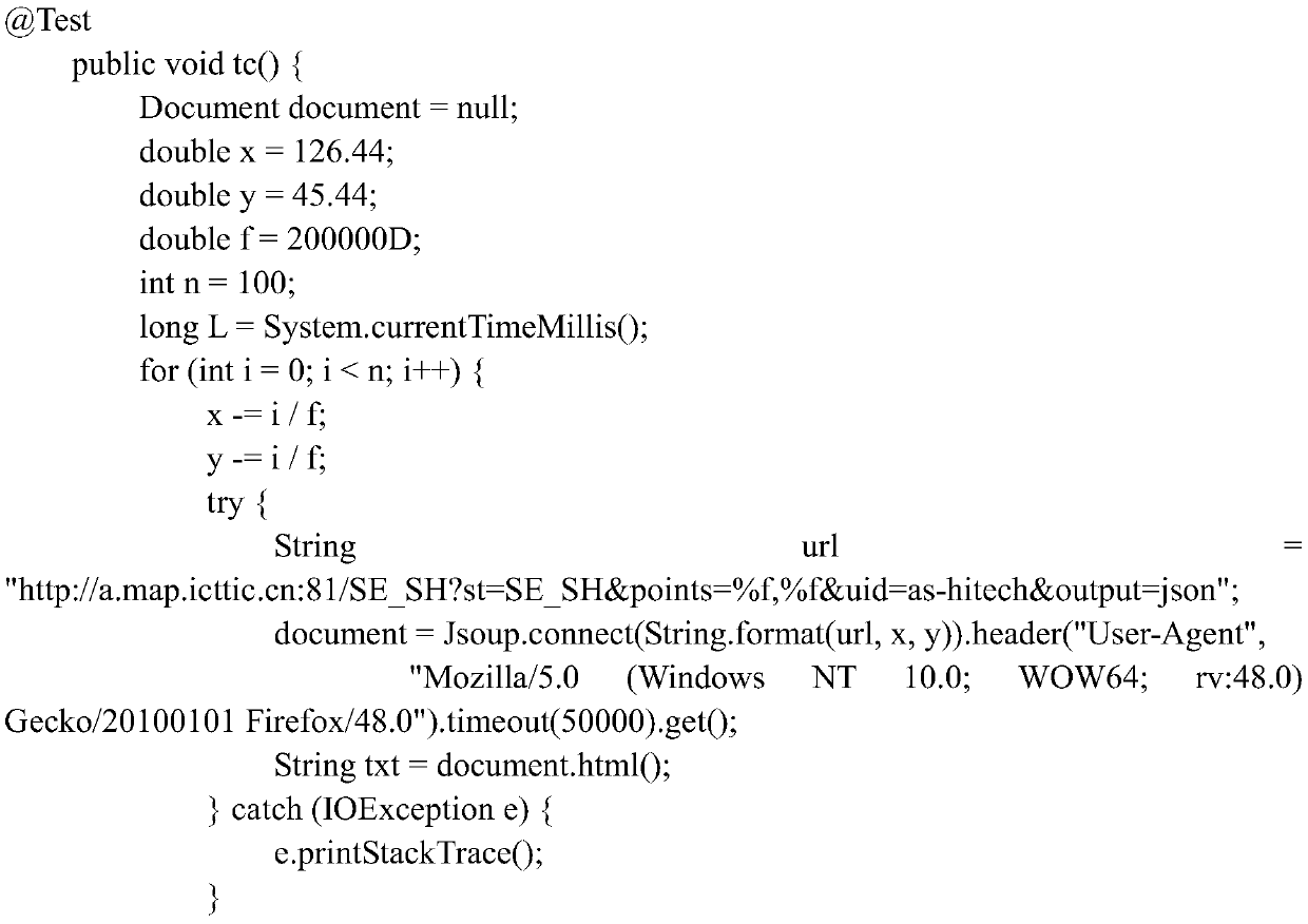 An accelerated coordinate conversion method and device based on a recorder management platform