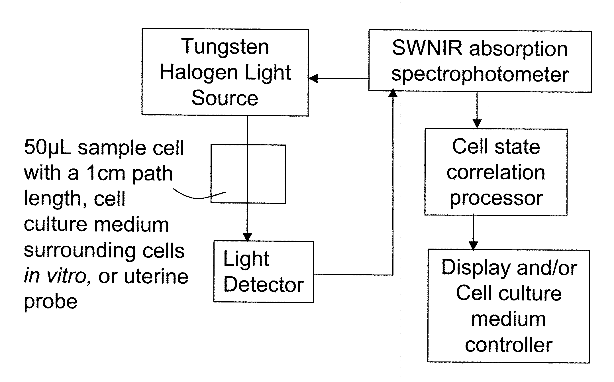 Method to determine state of a cell exchanging metabolites with a fluid medium by analyzing the metabolites in the fluid medium