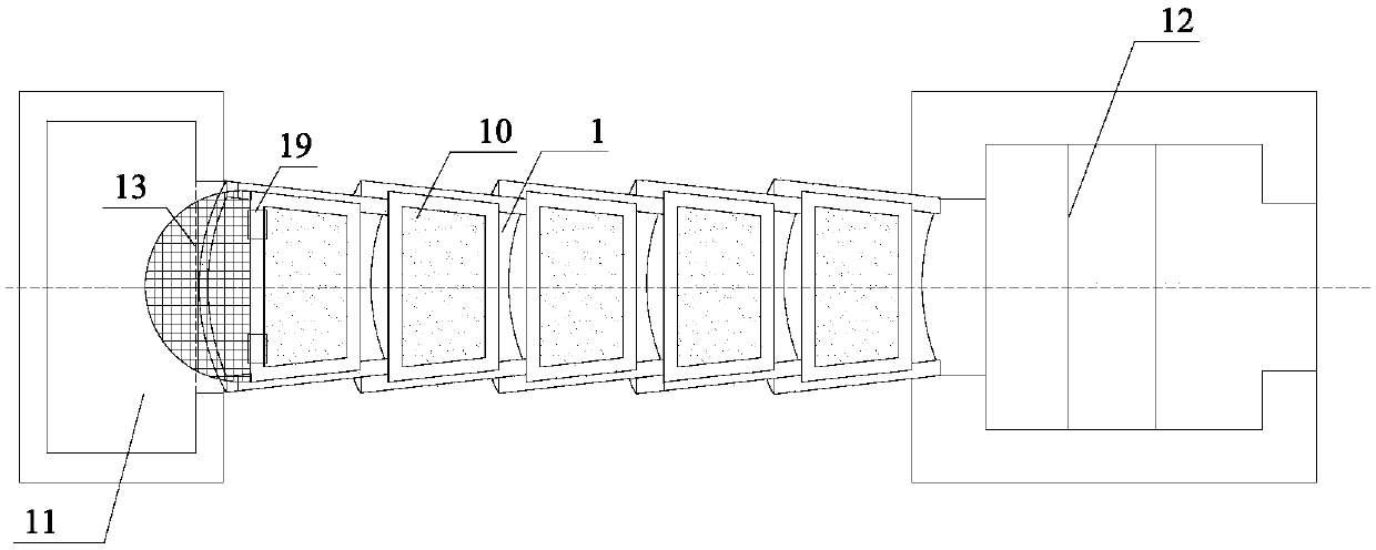 Construction method of ecological prefabricated reinforced-concrete torrent channel drainage system