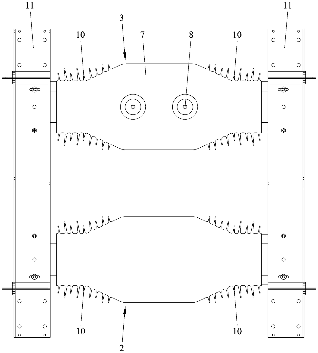 Dry isolation transformer