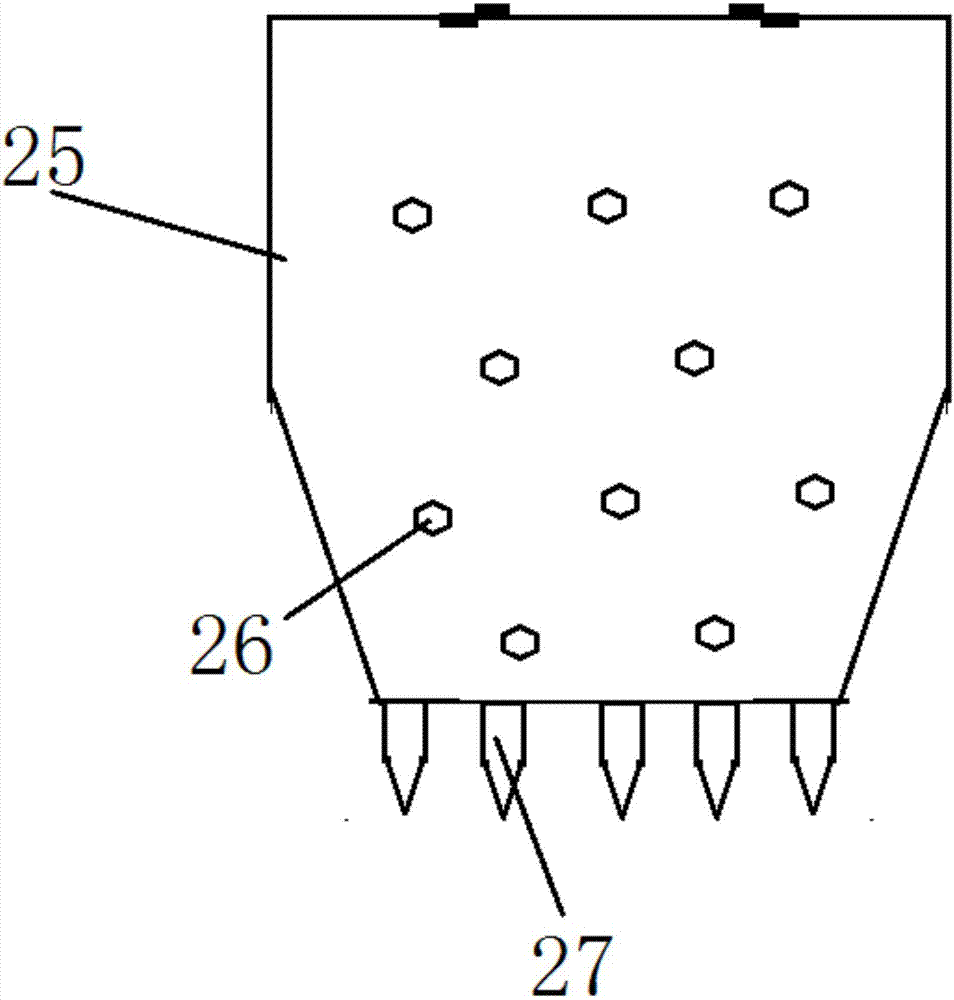 Efficient environmental-protection hydraulic river channel sludge cleaning device