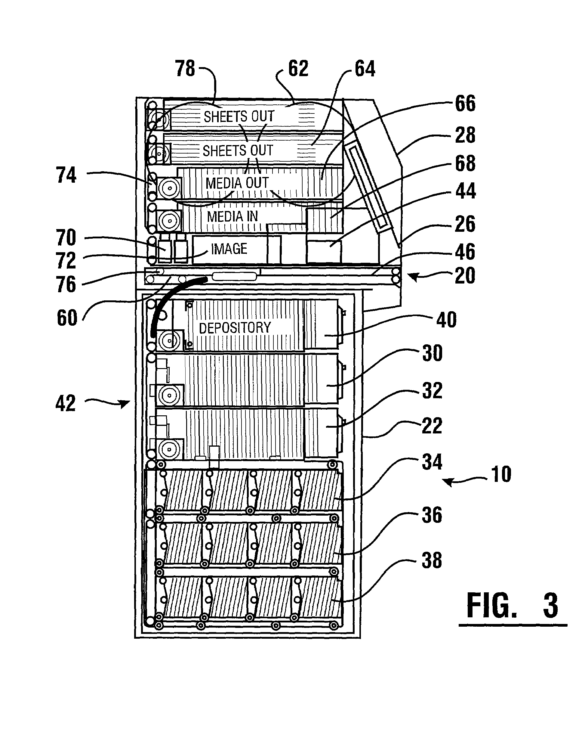 Automated banking machine currency tracking method