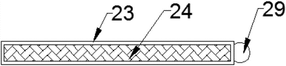 Secondary precipitation type sewage purification treatment device