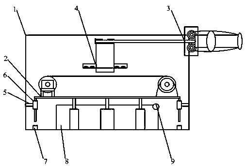 Field density detection device for printing paper