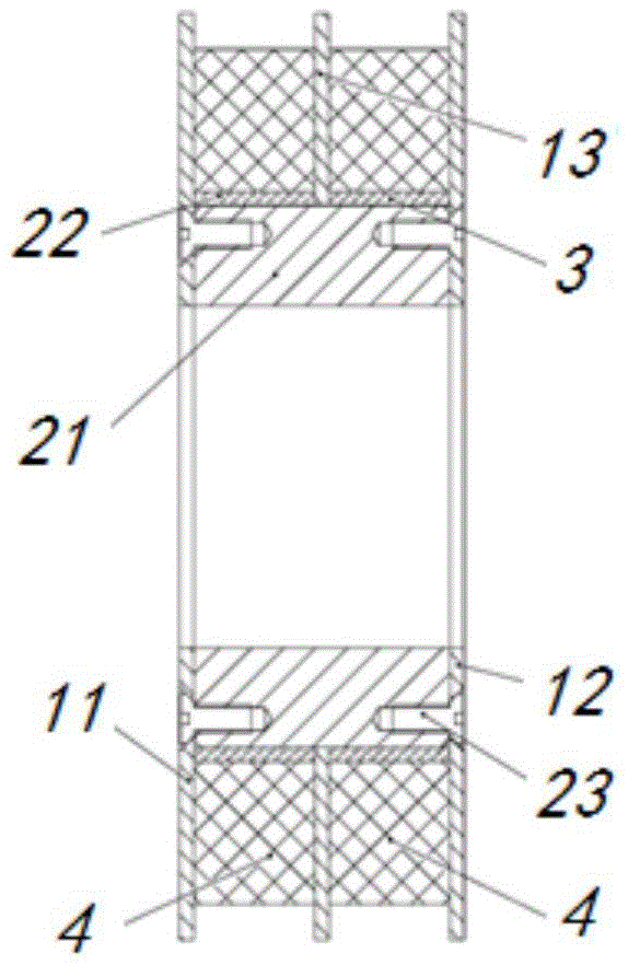 Single skeleton for winding multiple optical fibers, and application method of single skeleton