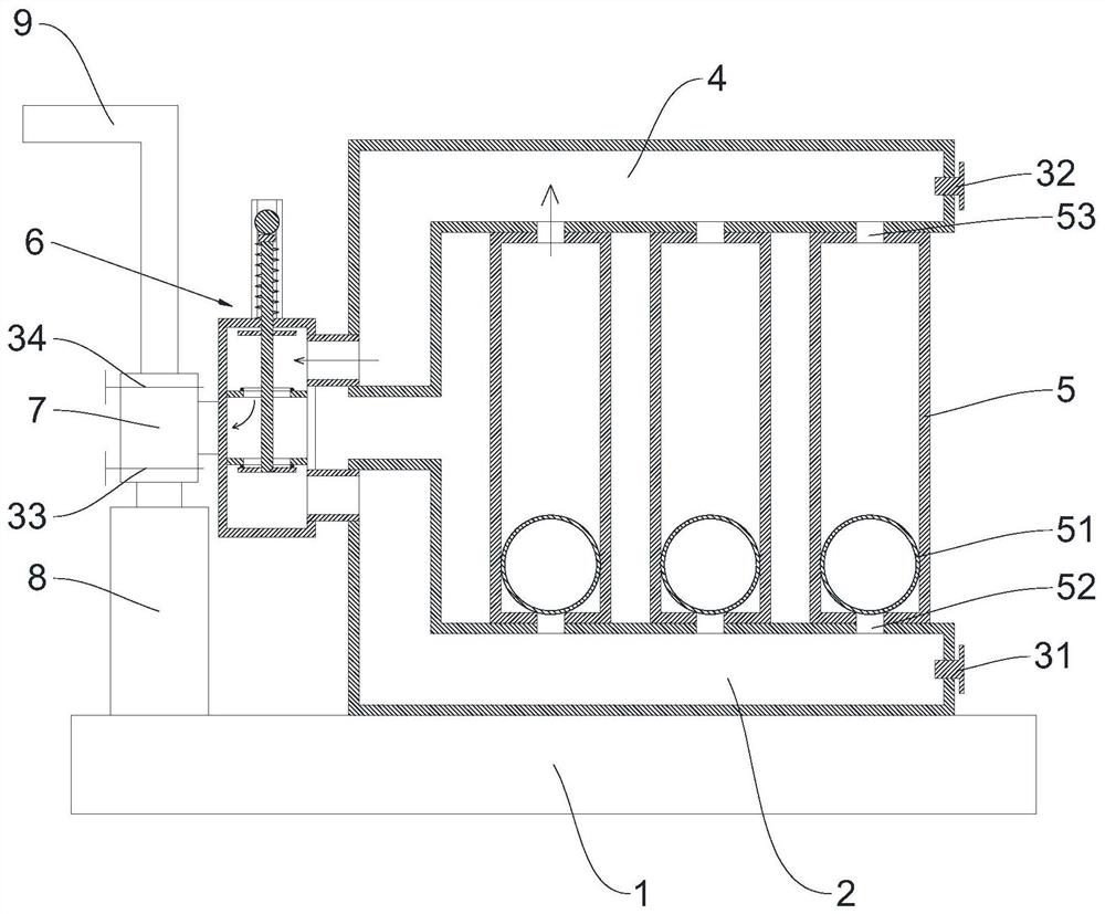 An auxiliary training device for pulmonary function recovery