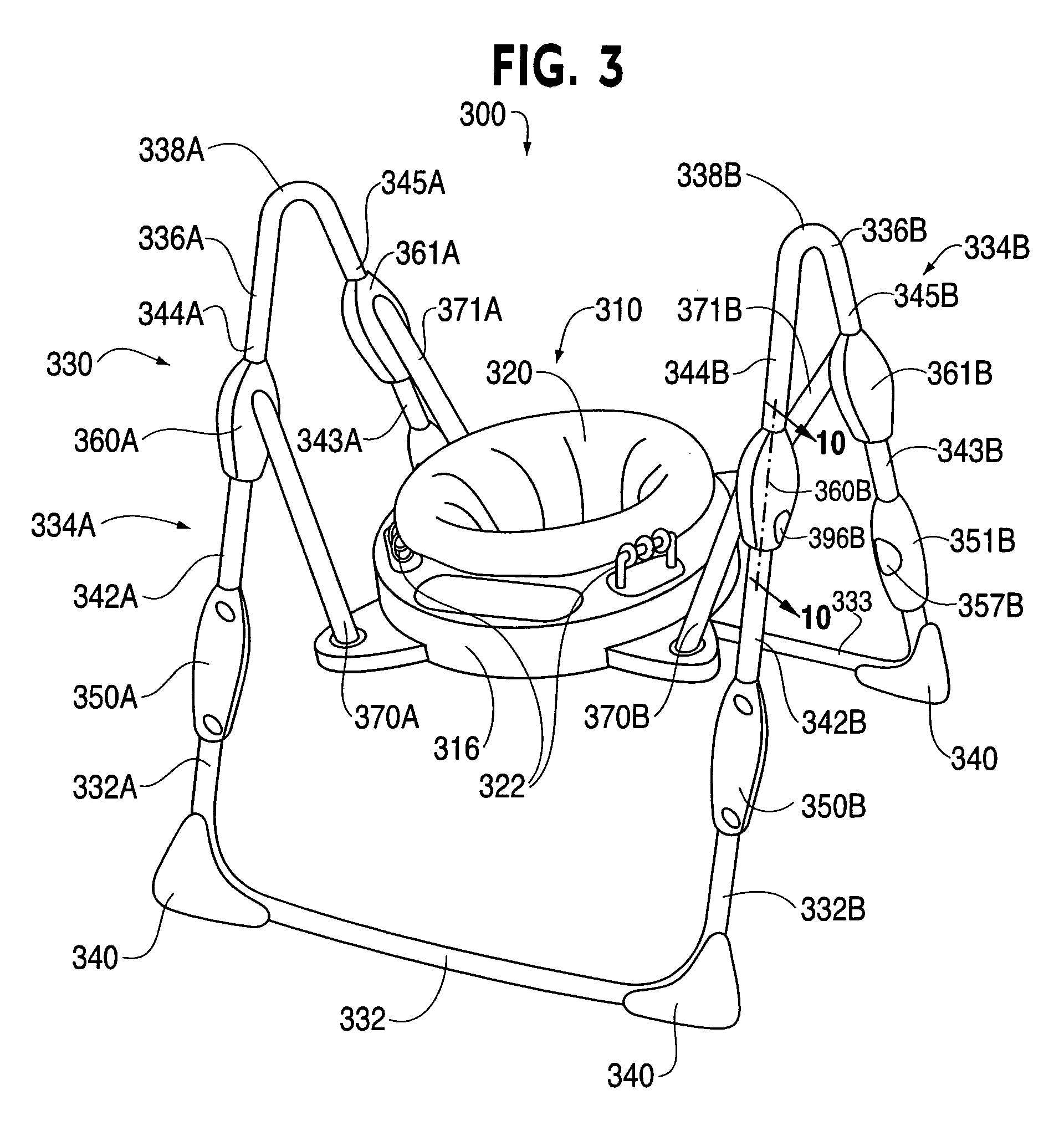 Free-standing jumping device