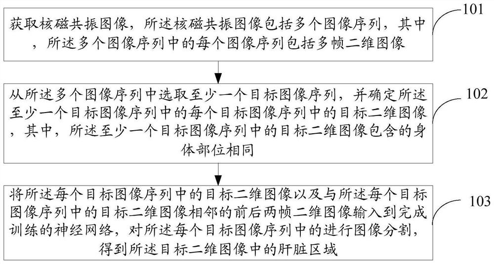 Liver region segmentation method and device, electronic equipment and storage medium