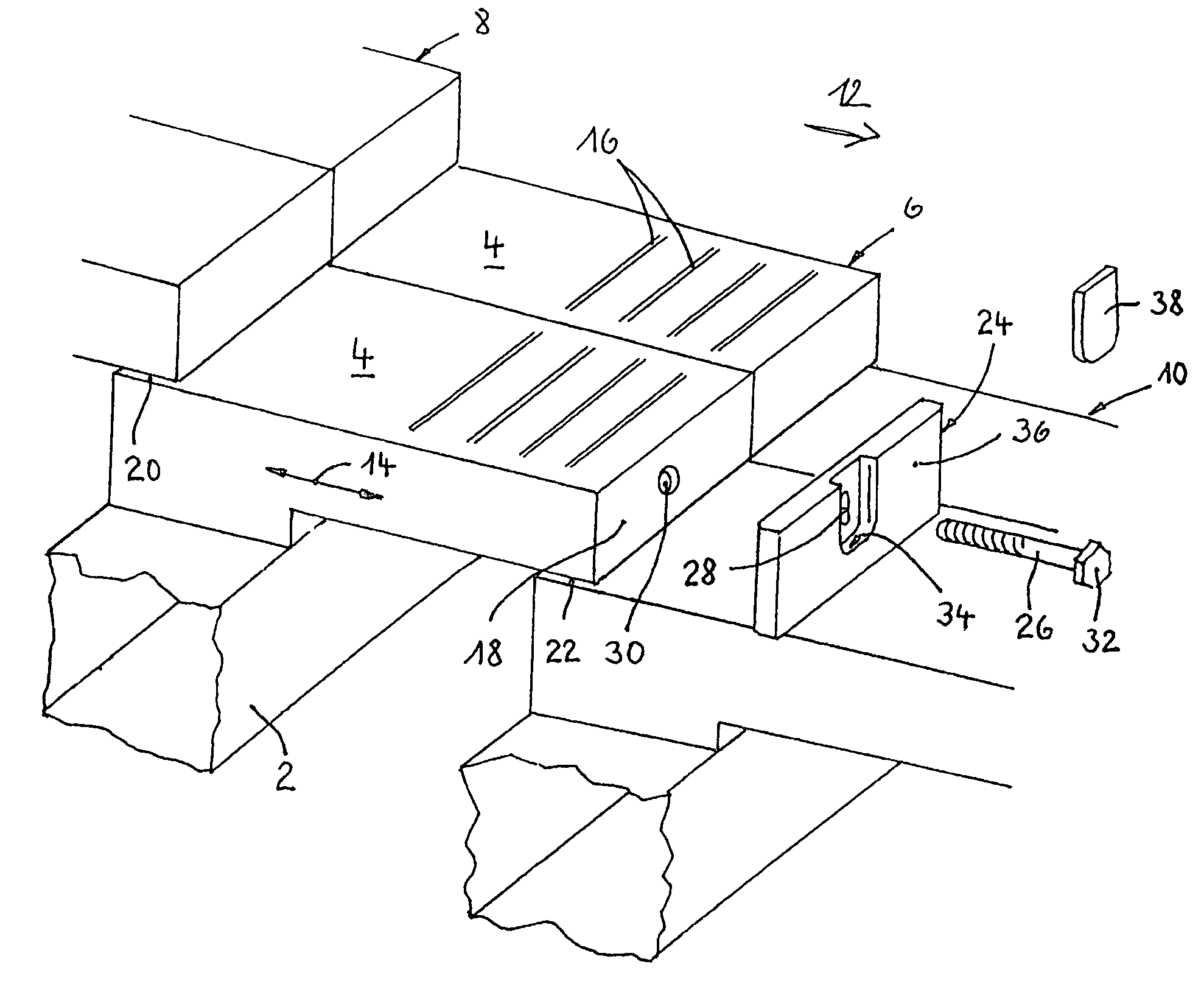 Grate plate arrangement for step plates