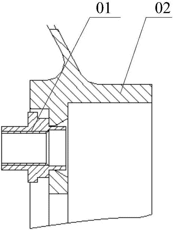 Assembly device for thin-wall part assembly self-locking nut