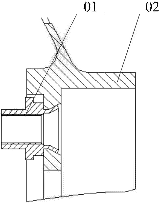 Assembly device for thin-wall part assembly self-locking nut